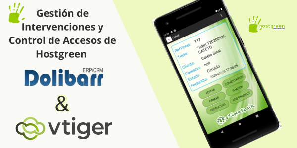 App Gestión de Tickets Android para Dolibarr y Vtiger