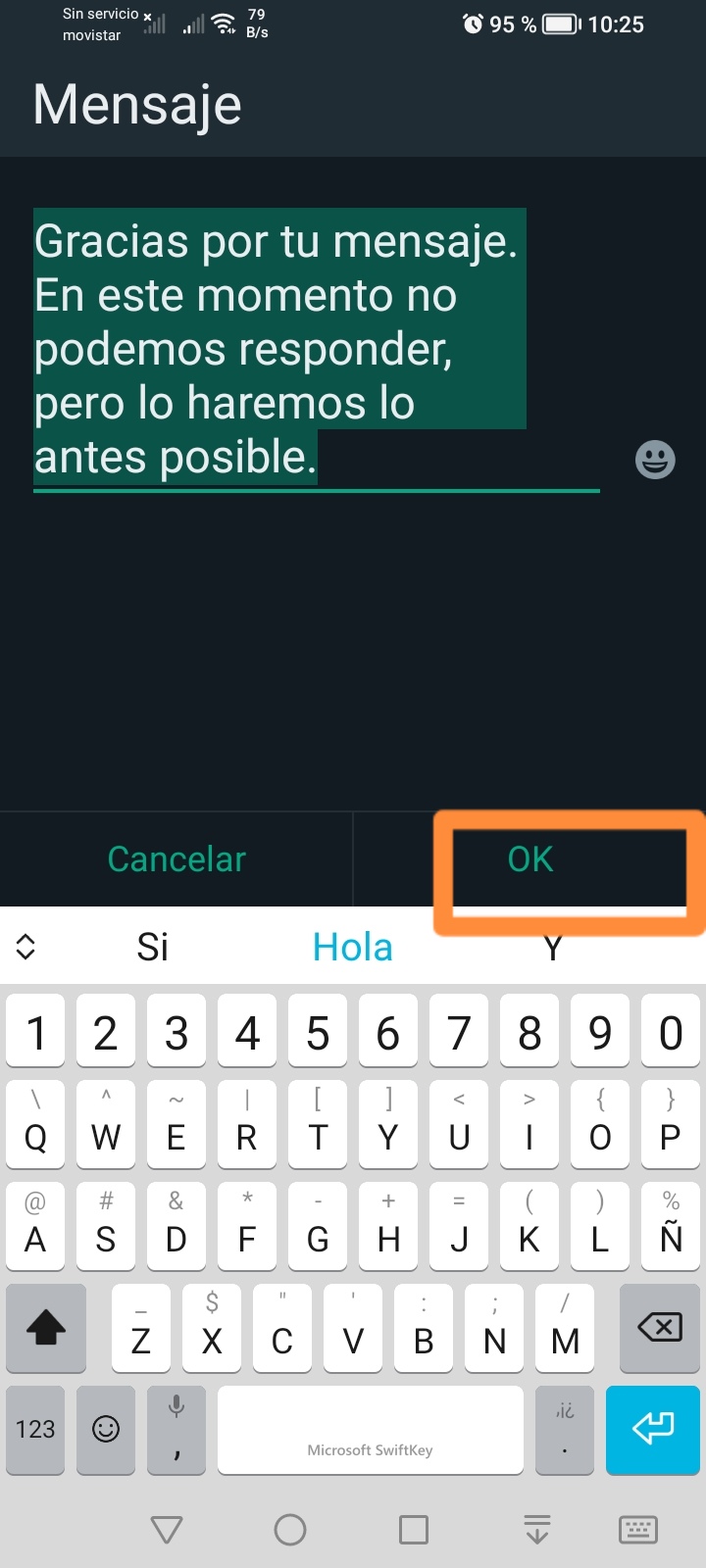 whatsapp no disponible
