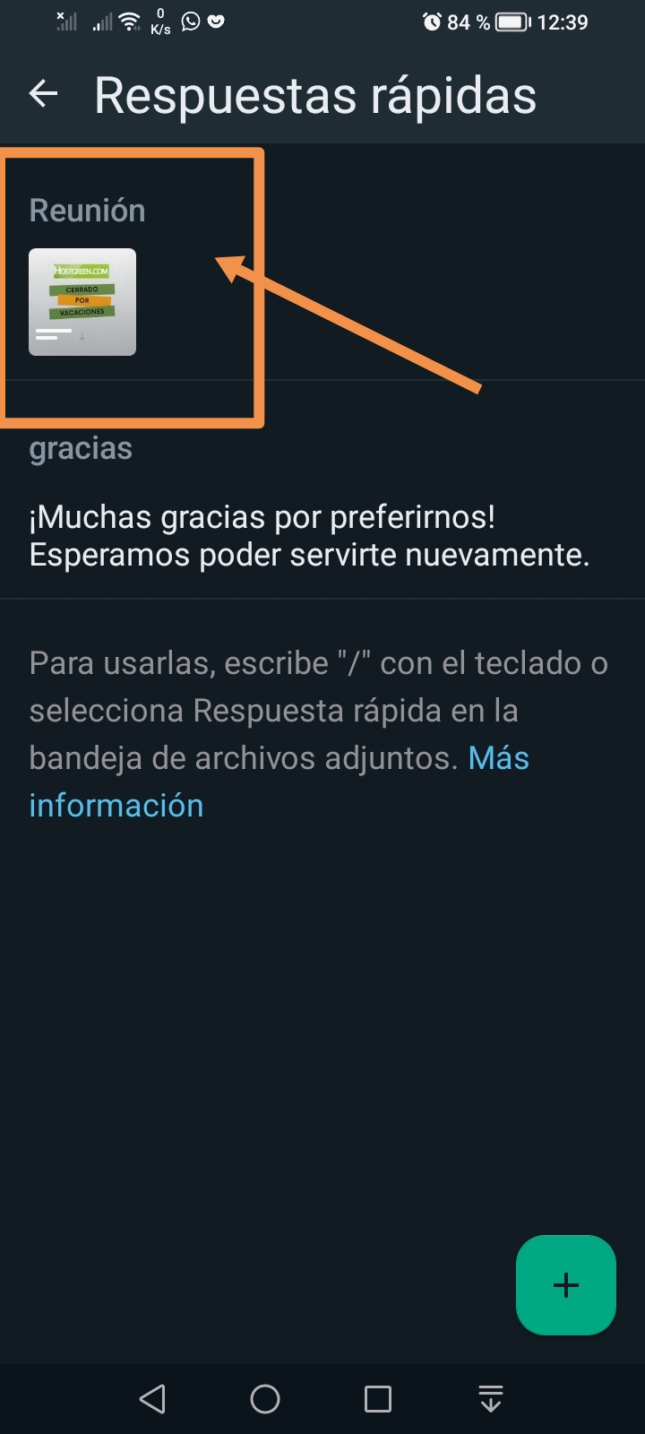 Asi queda respuesta rapida