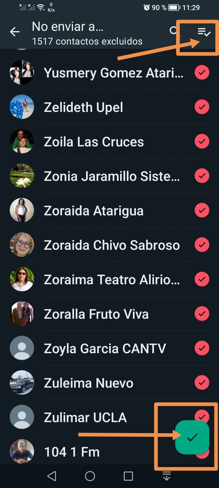whatsapp contactos